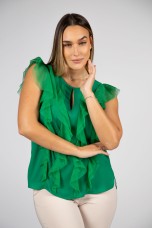 Ruffled blouse
