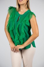 Ruffled blouse