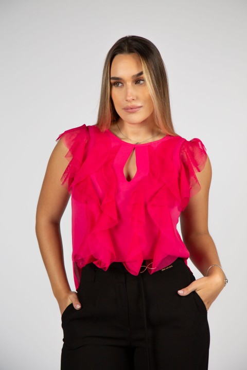 Ruffled blouse
