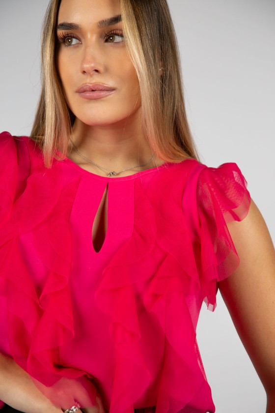 Ruffled blouse