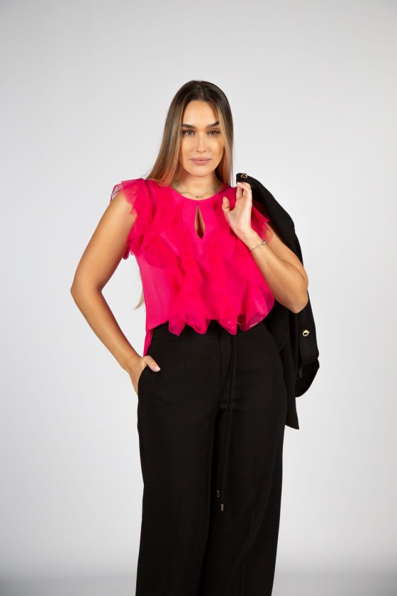 Ruffled blouse