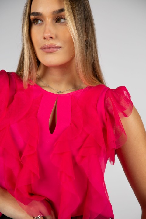 Ruffled blouse