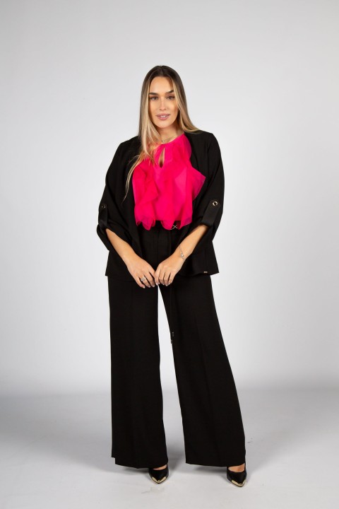 Ruffled blouse