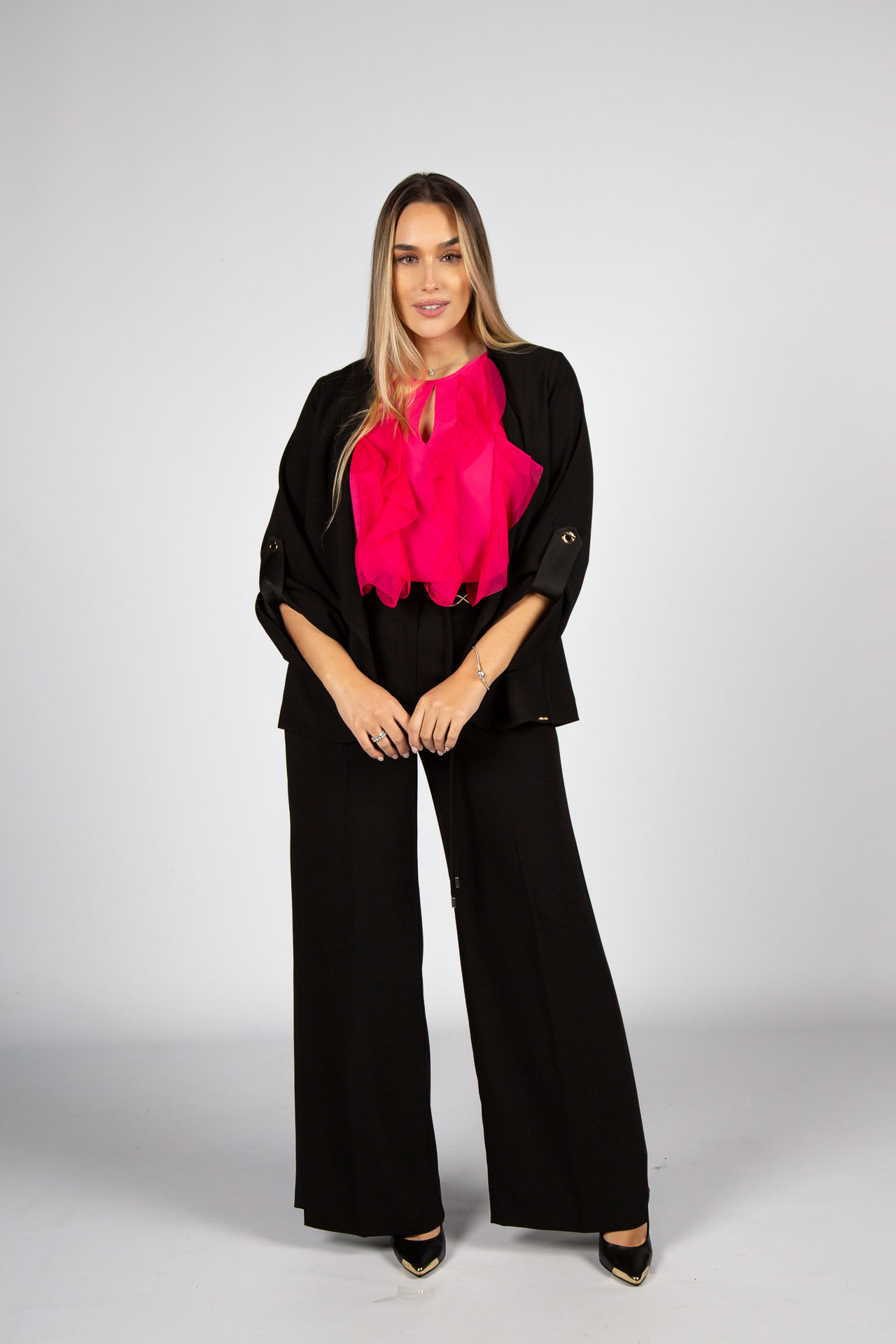 Ruffled blouse