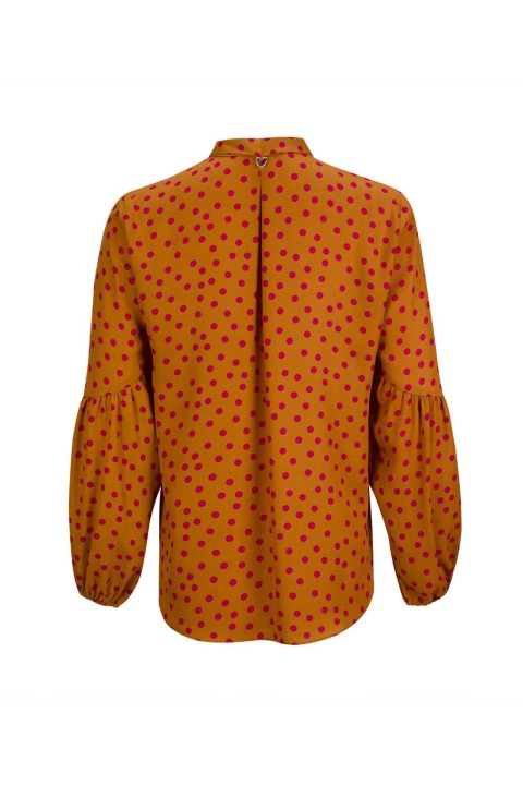 Tnica bolinhas com laada