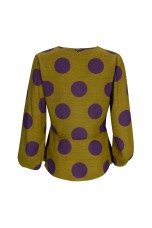 Flowing v-neck blouse