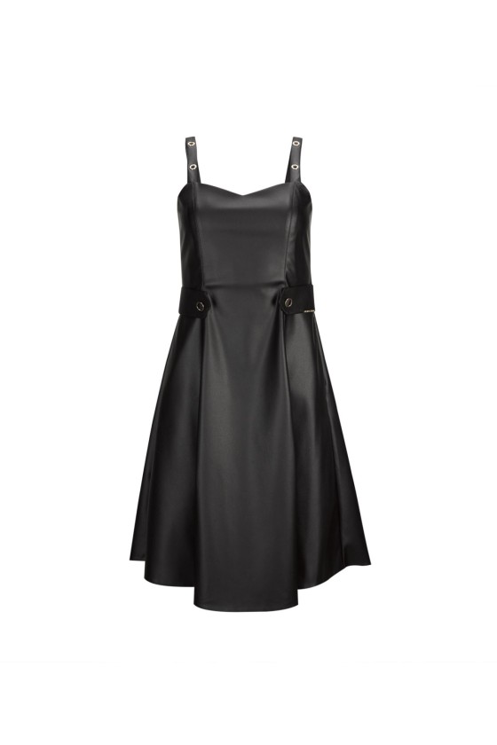 Vestido de alas em ecopele