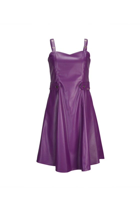 Vestido de alas em ecopele