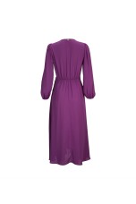 Crossover v-neck dress