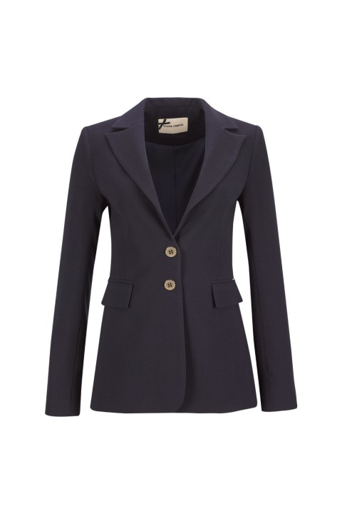 Maxi blazer with buttons