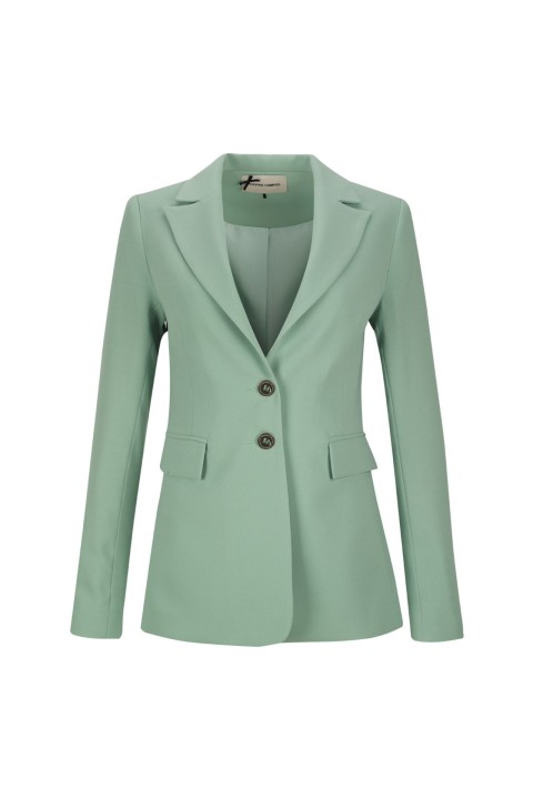 Maxi blazer con botones