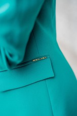Maxi blazer with buttons