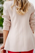 Maxi blazer with buttons