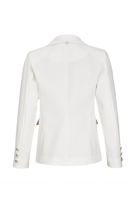 Blazer clássico com colchete oculto