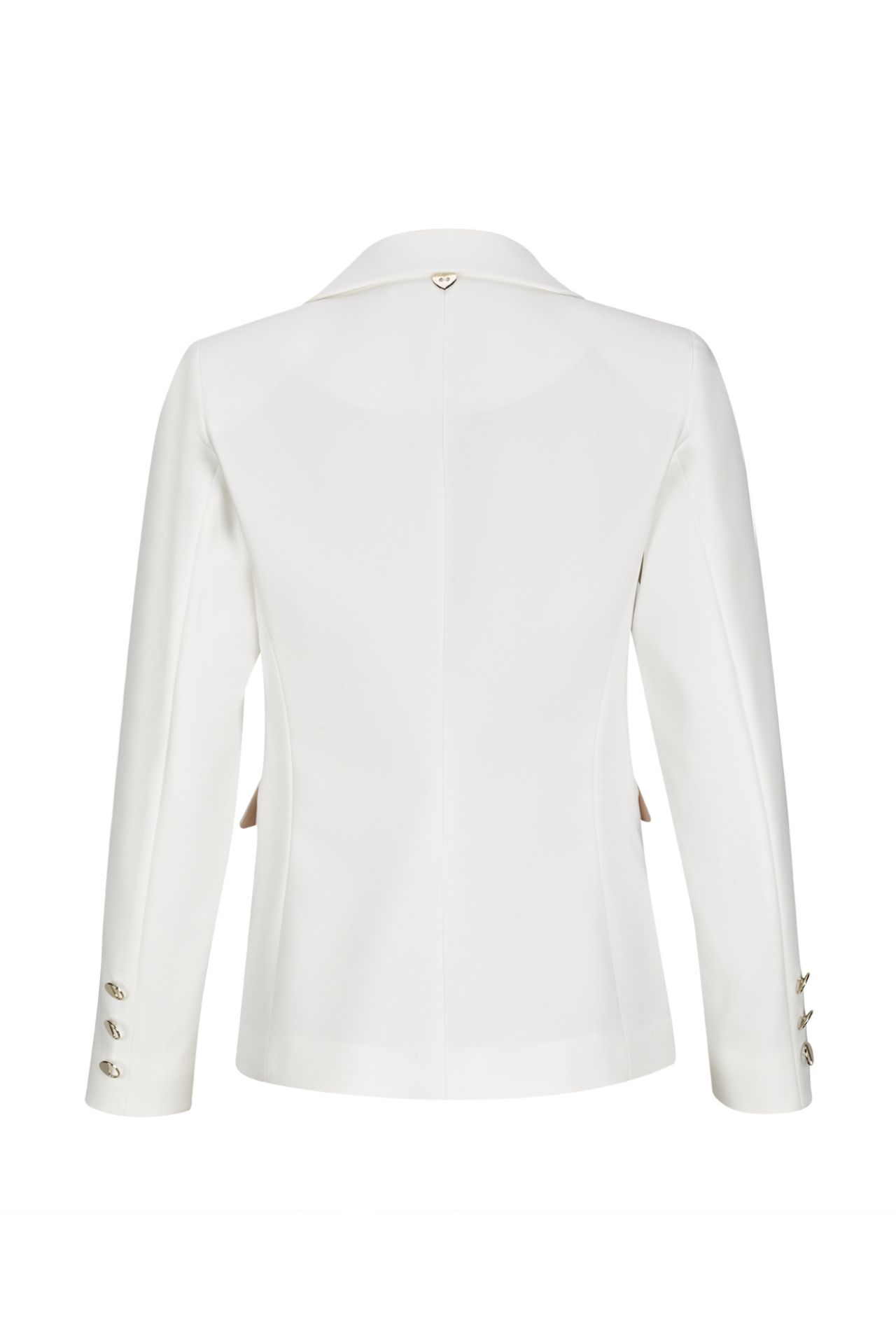 Blazer clássico com colchete oculto