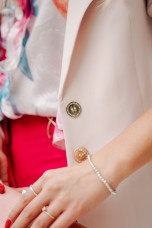 Maxi blazer with buttons