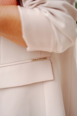 Maxi blazer with buttons