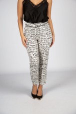 Allover print trousers