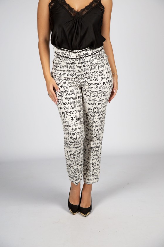 Pattern trousers