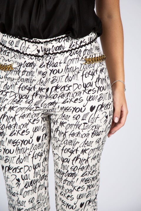 Pattern trousers