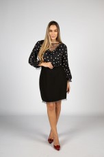 Short skirt with fringes