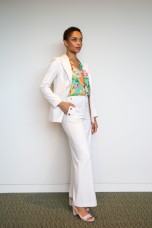 Long fitted blazer