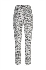 Allover print trousers