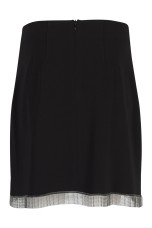 Short skirt with fringes