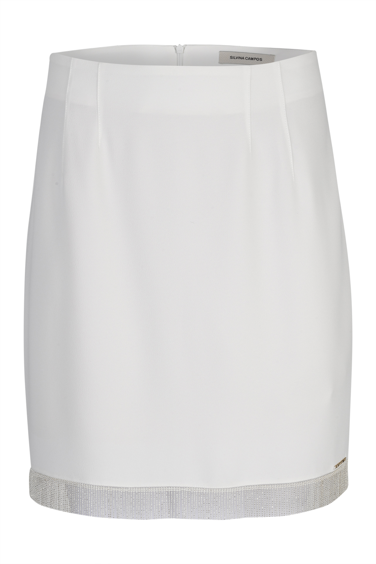 Falda corta de flecos