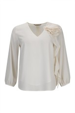 3D flower blouse