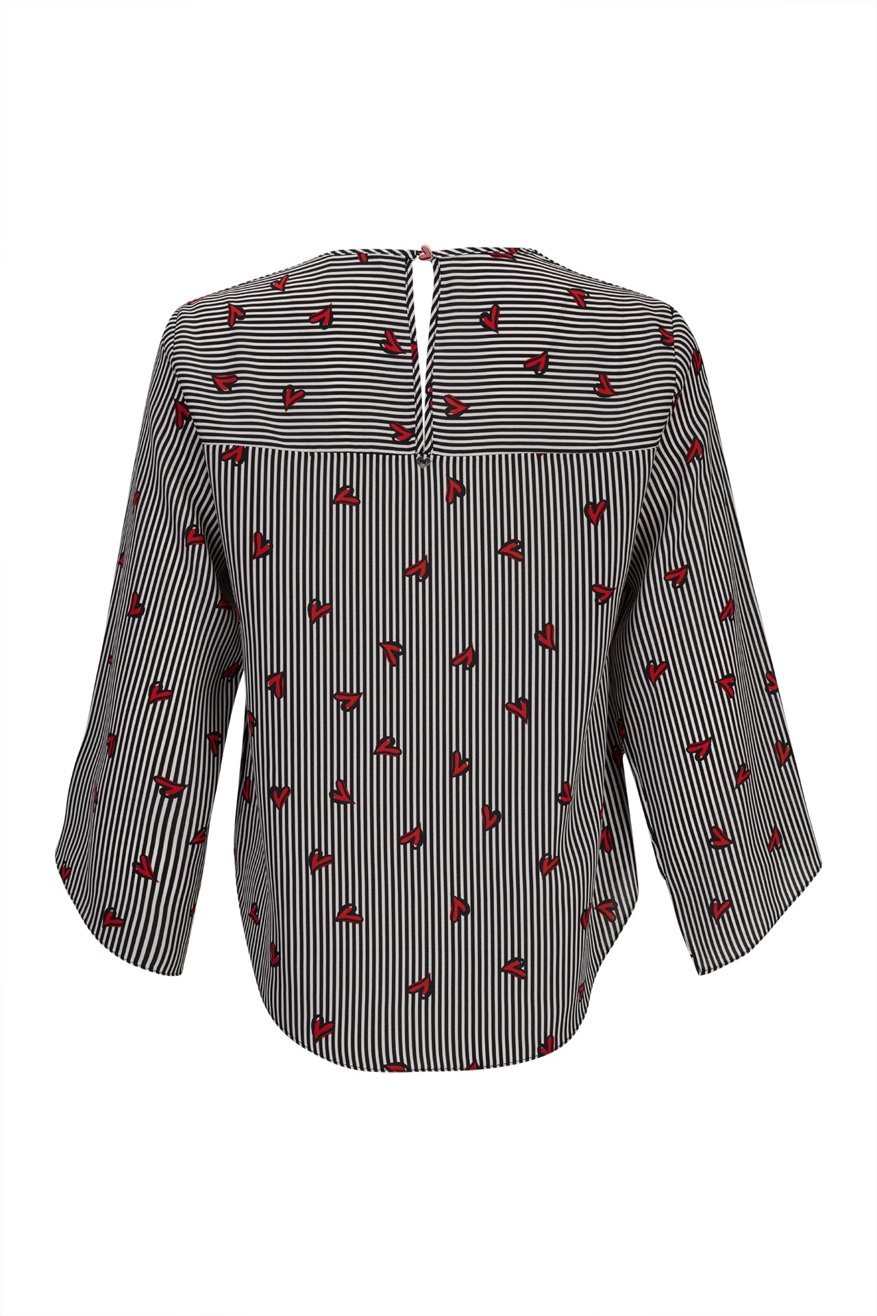 Túnica detalle de nudo estampada