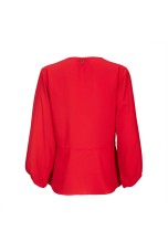 Flowing v-neck blouse