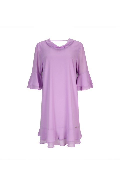 A-line dress with a bow at the back