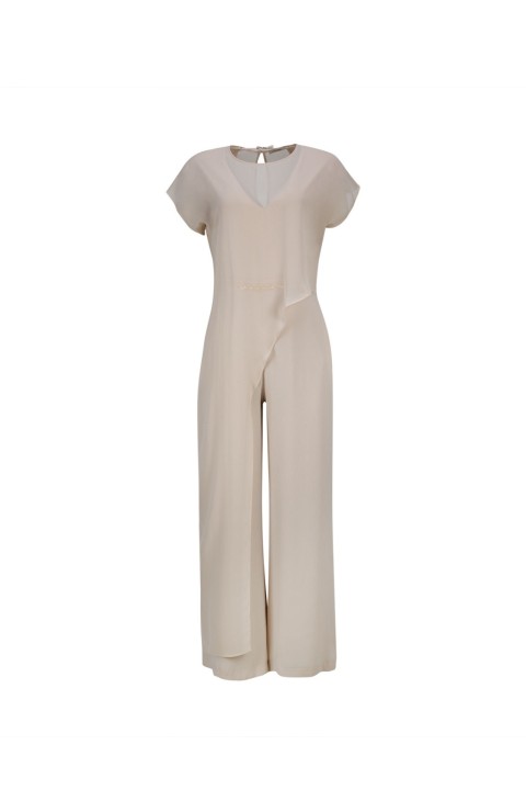 Short-sleeved jumpsuit
