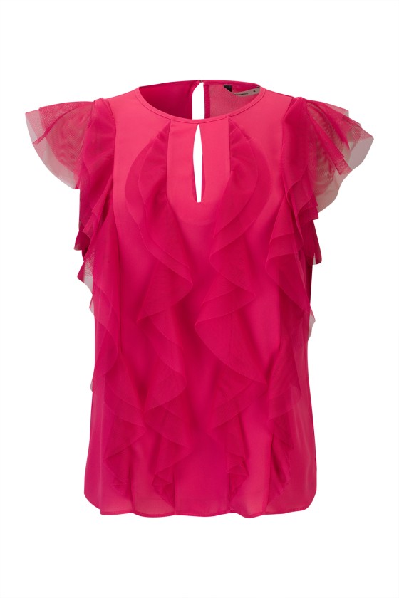 Ruffled blouse