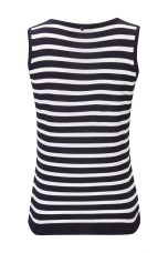 Sleeveless striped top