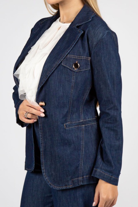 Denim blazer
