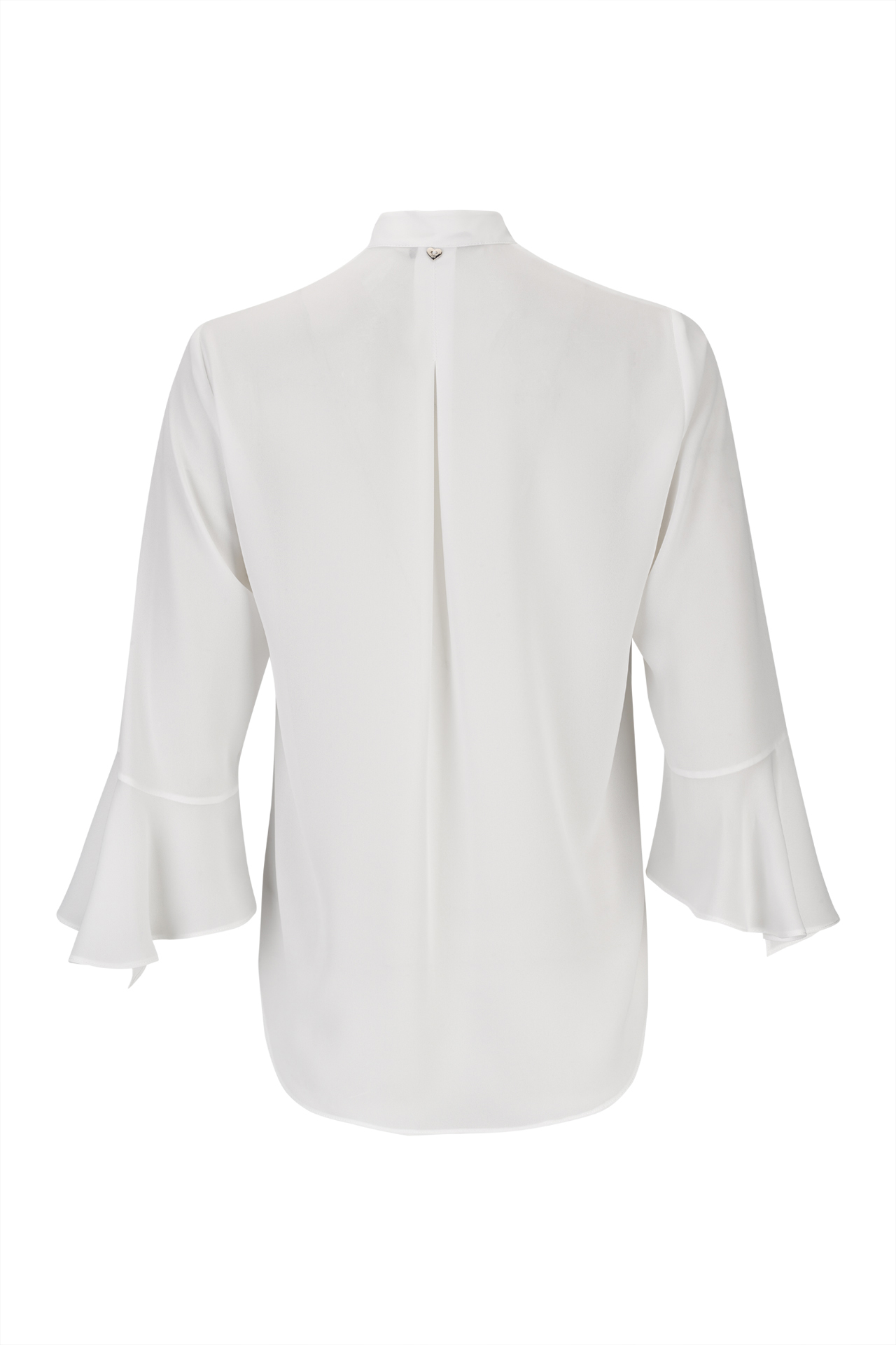 V-neck blouse with gathers