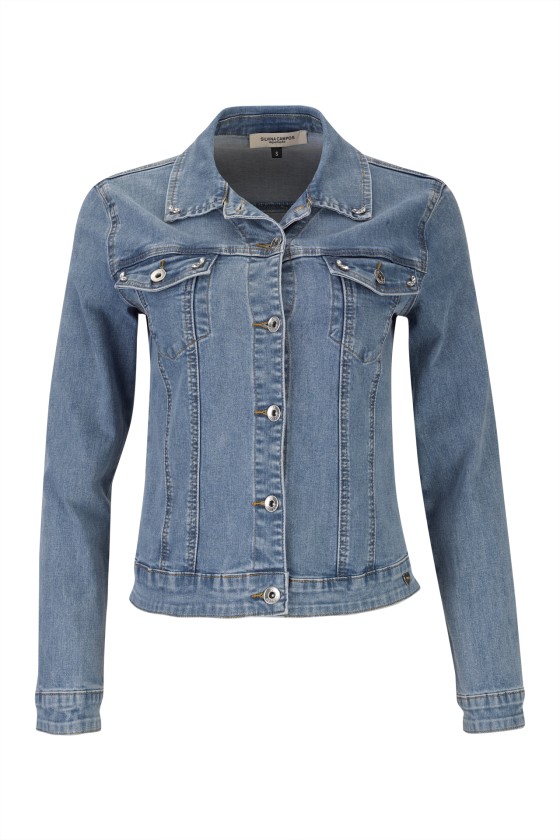 Chaqueta vaquera con brillos