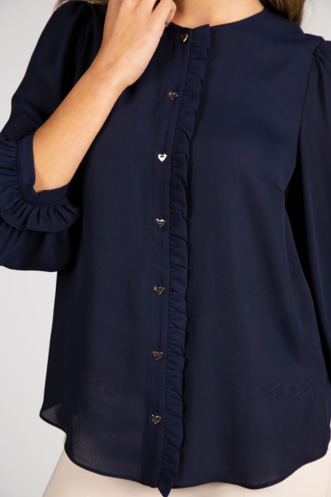 Gathered blouse