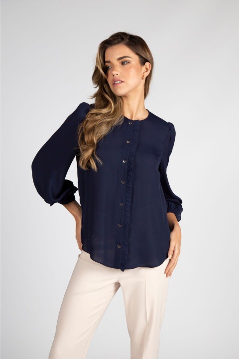 Gathered blouse