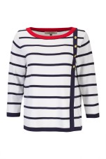 Camisola de malha s riscas
