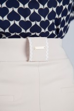 Gold chain trousers