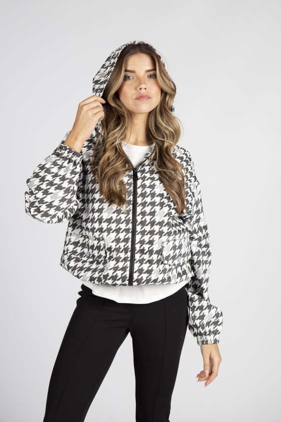 Parka Pied-de-poule 