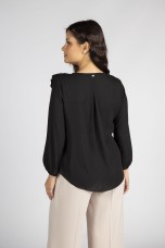 3D flower blouse