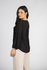 3D flower blouse