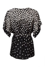 Casaco kimono polka dot