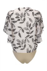 Body cruzado estampado