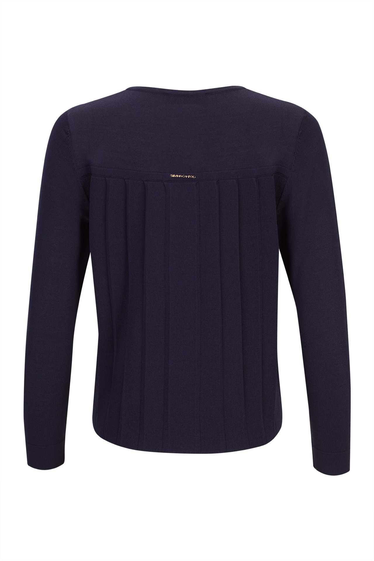 Chaqueta de punto con trabillas