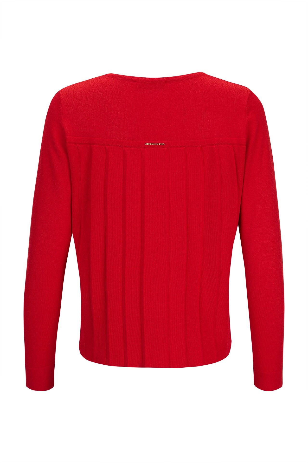 Knitted jacket with hook fastening